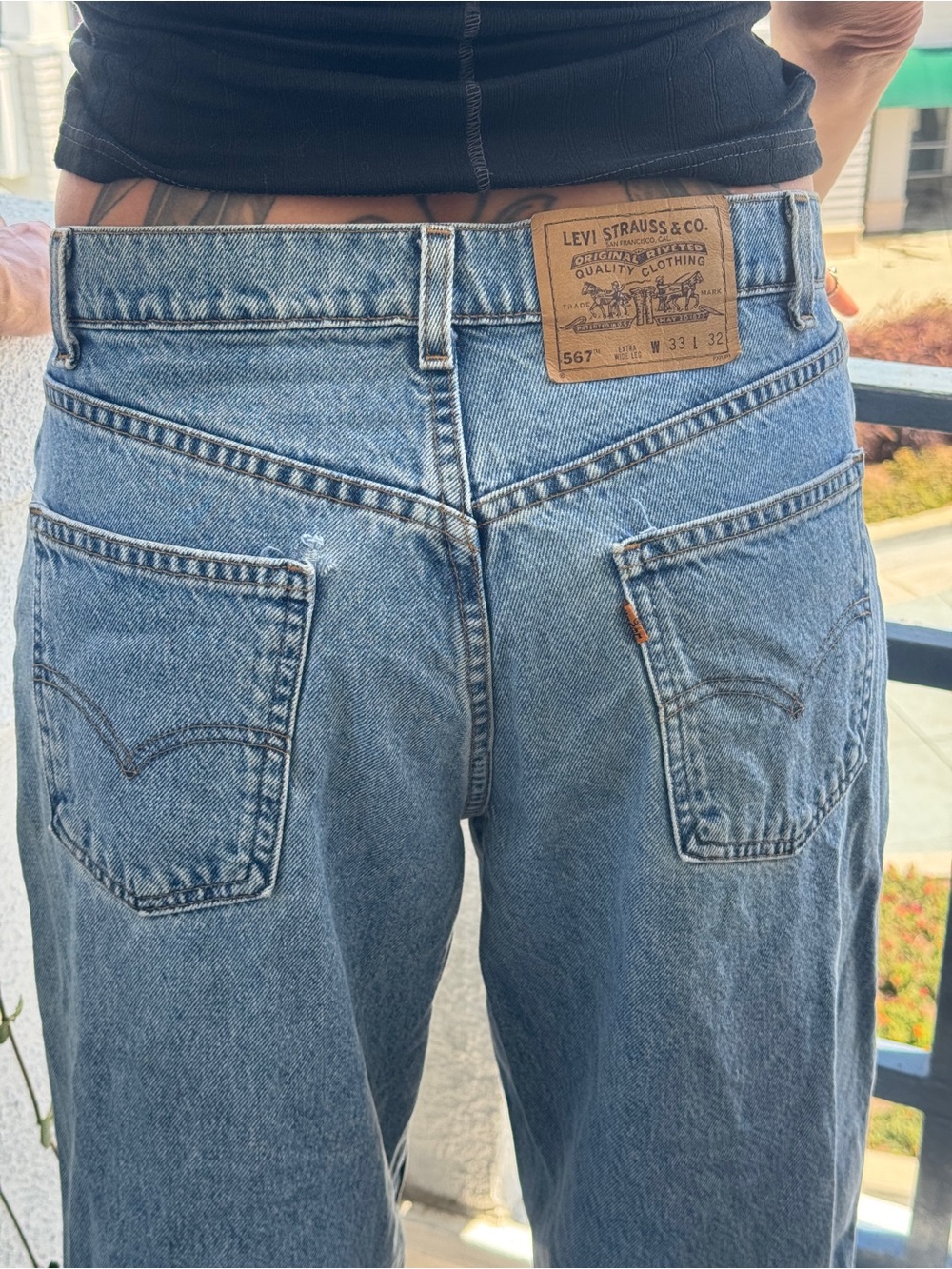 Levi's Straight Leg Light Blue Boyfriend Style- 567